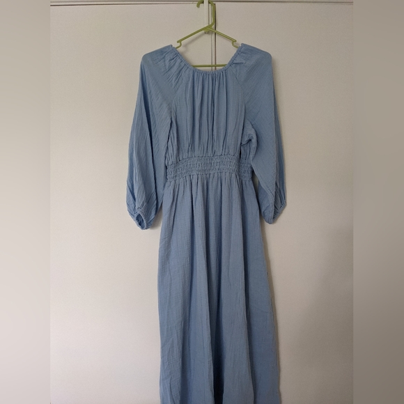 NWT J.Crew V-neck midi dress in soft gauze - Picture 4 of 8